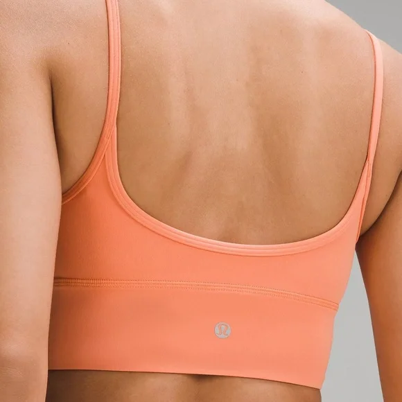 lululemon Align™ Sweetheart Bra A/B Cup sz 8 Coral Kiss - Picture 4 of 8